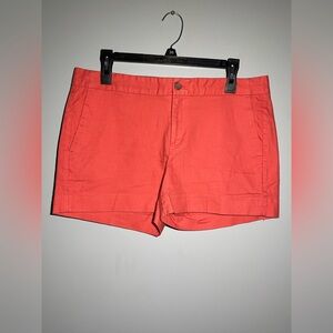 Banana Republic Orange Hampton Fit Shorts